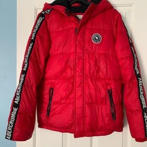 Abercrombie lightweight puffer coat